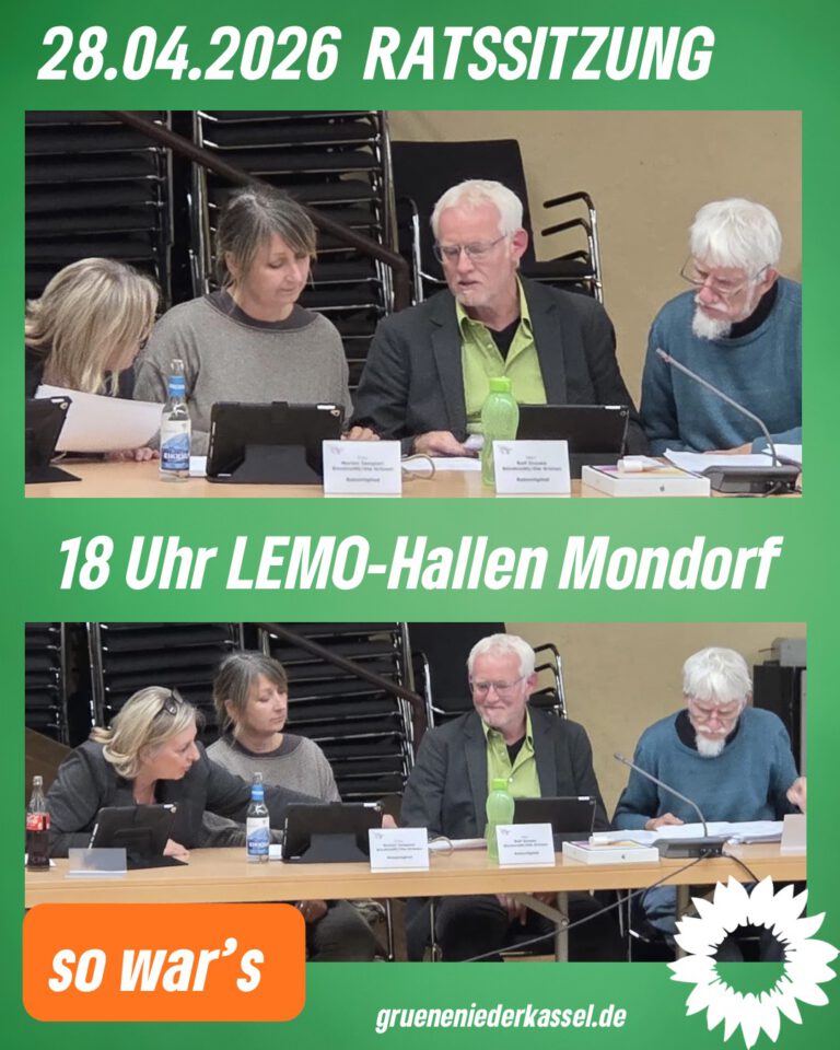 Ratssitzung am 28. April 2026 – So war’s