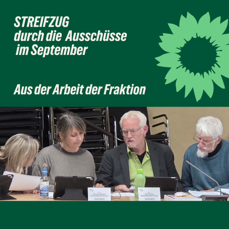Ein Streifzug durch die September-Ausschüsse